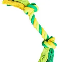 Juguete para perro Nudo de algodón verde lima Gramáž 210g, Rozměr 36cm