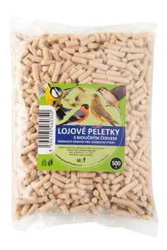 Pellets de sebo con gusano de la harina Gramáž 500g