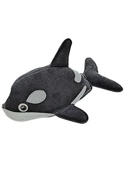 Dog Toy Orca Colourful Leather 27.5x16cm