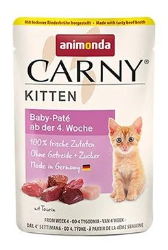Animonda CARNY kapsa Kitten hovězí kuře Gramáž 85g