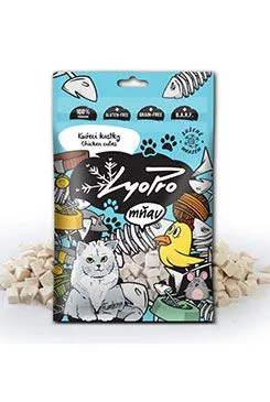 Cat poch. mrazem sušené Kuřecí kostky Gramáž 50g