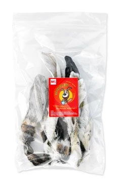 Pochoutka sušená králičí ucho se srstí Gramáž 100g