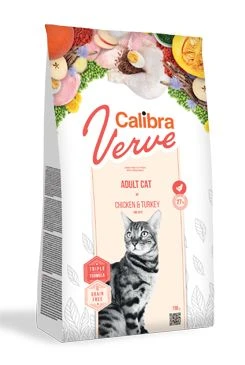 Cat Verve GF Chicken & Turkey Gramáž 3,5kg, Stáří Adult