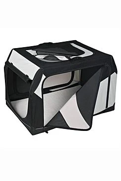 Transportín Vario nylon S 61x43x46cm negro/gris TR Počet 1ks