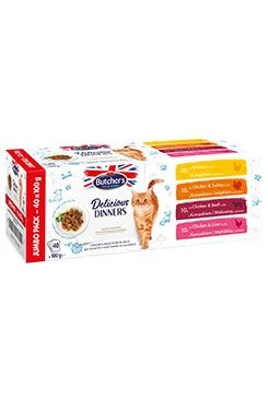 Cat Delicious Dinners Chicken Selection in Jelly 40x100g