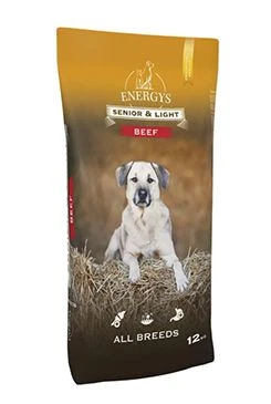 ENERGYS Senior & Light All Breed Beef Dog Food 12kg
