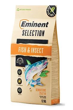 Eminent Dog Selection Sensitive Fish&Insect Gramáž 12kg