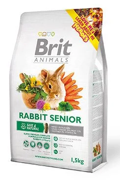 Brit Animals Rabbit Complete Gramáž 1,5kg, Stáří Senior