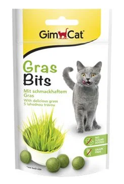 Gras Bits tabletky s kočičí trávou Gramáž 40g