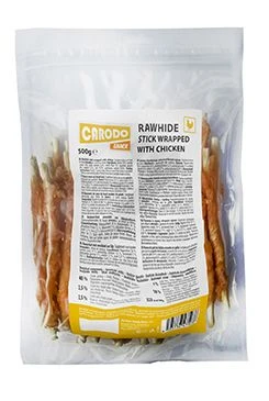 CARODO Dog poch. Kuřecí maso na bůvolí kůži Gramáž 500g
