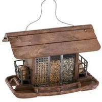 Comedero exterior de plástico JOK 2 decoración madera FP