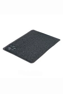 Předložka PVC s tlapkou šedá k WC 40x60cm