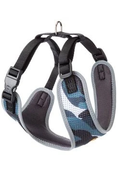 NIKITA Fashion M Harness Grey-Blue FP Počet 1ks