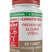 S perro Chondro L-carnitina SPORT 60 comp + 25% gratis