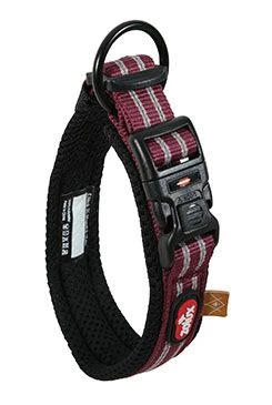 Collar para perro BIVOUAK ajustable 45 rojo Rozměr 55cm