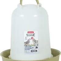 Bebedero de canal para aves de corral verde Objem 5l