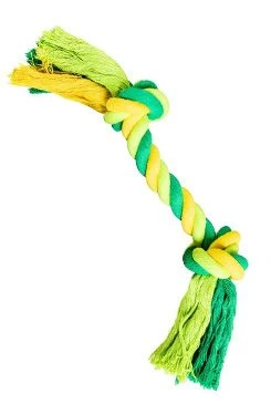 Juguete para perro Nudo de algodón verde lima Gramáž 210g, Rozměr 36cm