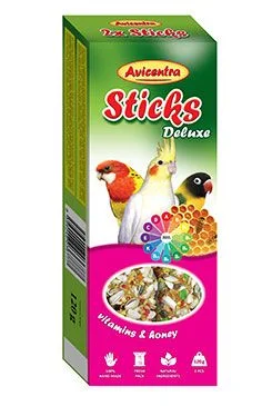 Barritas para periquitos pequeños vitaminas + miel Počet 2ks