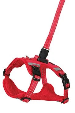 Arnés para perro con correa CLIP&GO rojo XL Rozměr 2m