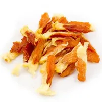 Snack de oreja de conejo recubierta de carne de pollo Gramáž 100g