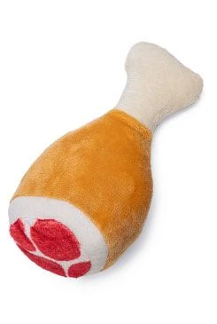 Juguete perro Muslo de pollo chillón de peluche KAR Rozměr 14cm