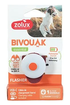 BIVOUAK USB Flashing Light Red