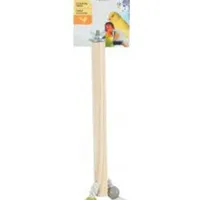 Percha de madera para pájaros con cuerda L Rozměr 23,5cm