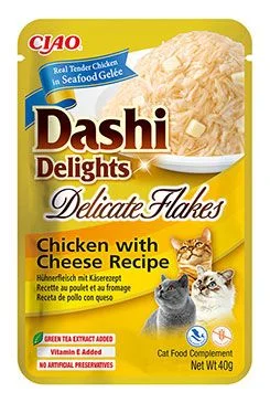 Cat Dashi Delights Deli Flakes Chick&Cheese Gramáž 40g