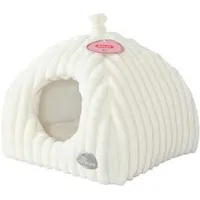 NAOMI Quilted Igloo Cat Bed XL Beige