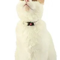 CHATOUILLE Cat Collar with Bow Tie Beige