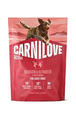 Carnilove Dog Active Dry Venis&Rein&Wild AdultAB Gramáž 1,5kg