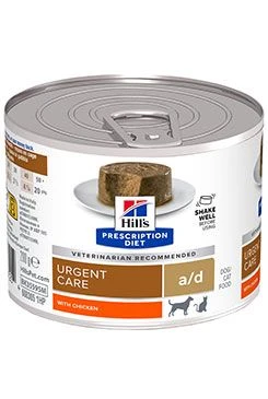 Hill's Can Fel. PD A D Urgent Care Pollo Lata Gramáž 200g
