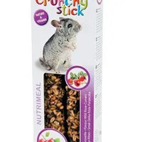 Pochoutka CRUNCHY STICK činčila šípek rybíz