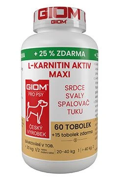 S dog L-carnitine Aktiv 60 MAXI tabs +25% free