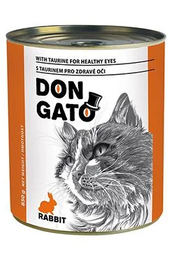 lata gato conejo Gramáž 850g