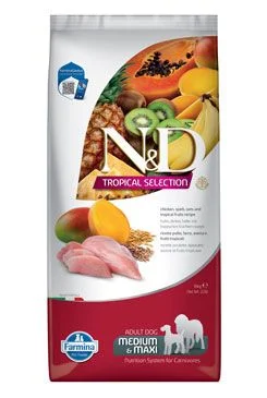 N&D TROPICAL SELECTION DOG M L Chicken Gramáž 10kg, Stáří Adult