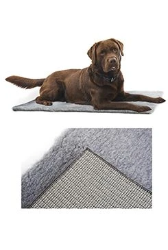VetBed Non-Slip Bed Mat 75x50cm Grey Kruuse