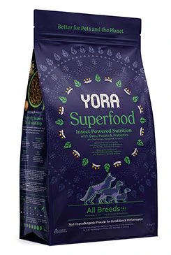 YORA Dog z hmyzu Superfood All Breeds Gramáž 1,5kg, Stáří kočky Adult