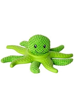 Juguete perro OCTOPUS & STARFISH peluche TPR verde Kiwi Rozměr 27cm