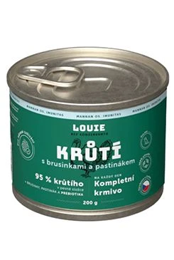 Dog can Turkey with cranberry & parsnip, prebiotics Gramáž 200g