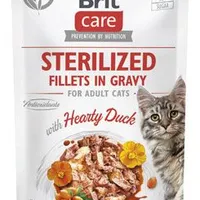 Cat Fillets in Gravy Steril. Hearty Duck Gramáž 85g