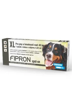 Fipron Spot On Dog XL sol Gramáž 402mg, Objem 02ml, Počet 1x4