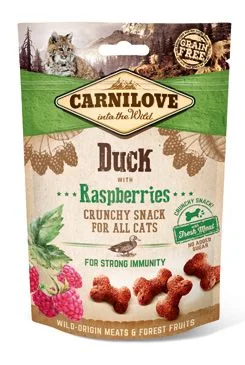 Cat Crunchy Snack Duck&Raspberries Gramáž 50g