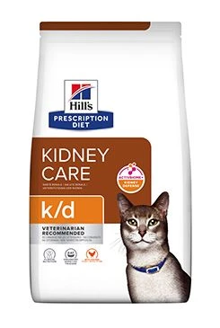 Hill's Fel. PD K/D Cuidado Renal para Gatos Pollo Gramáž 300g
