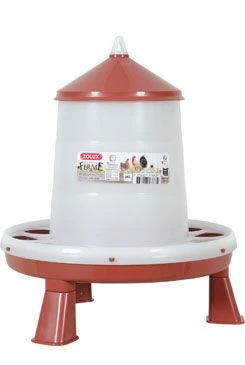 SILO Standing Poultry Feeder Red Gramáž 2kg