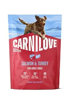 Carnilove Dog Active Dry Salmon&Turkey AB Gramáž 1,5kg, Stáří Adult