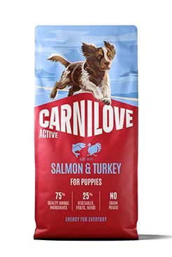 Carnilove Dog Active Dry Salmon&Turkey Puppies Gramáž 12kg