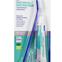 C.E.T. Enzymatic Toothpaste for Dogs Poultry Flavour + Brushes Gramáž 70g