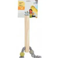 Percha de madera para pájaros con cuerda M Rozměr 17cm