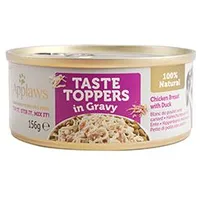 Dog can Toppers Gravy chicken with duck Gramáž 156g